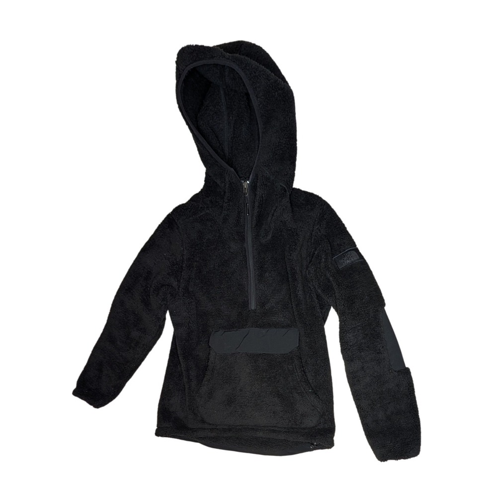 The North Face Campshire Sherpa Fleece Pullover‎ Hoodie Black Women's S/P